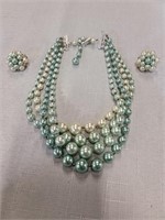 Antique Necklace With Matching Earrings
