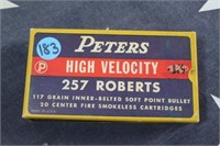 Ammo - 257 Roberts - 20 Rounds