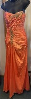 Orange Tony Bowls Prom Dress #112531 Sz 12