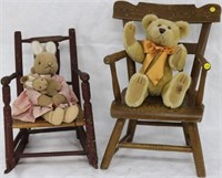 TWO 19TH C. CHILDREN'S CHAIRS TO INCLUDE GRAIN