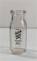 Vintage Sullivan Dairy Glass Milk Bottle