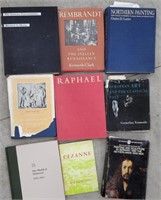 Box vintage art books - Raphael, Rembrandt,