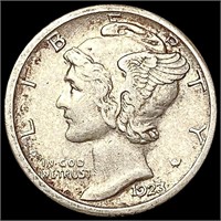 1923-S Mercury Dime NEARLY UNCIRCULATED