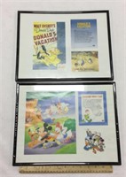 Framed Disney wall art