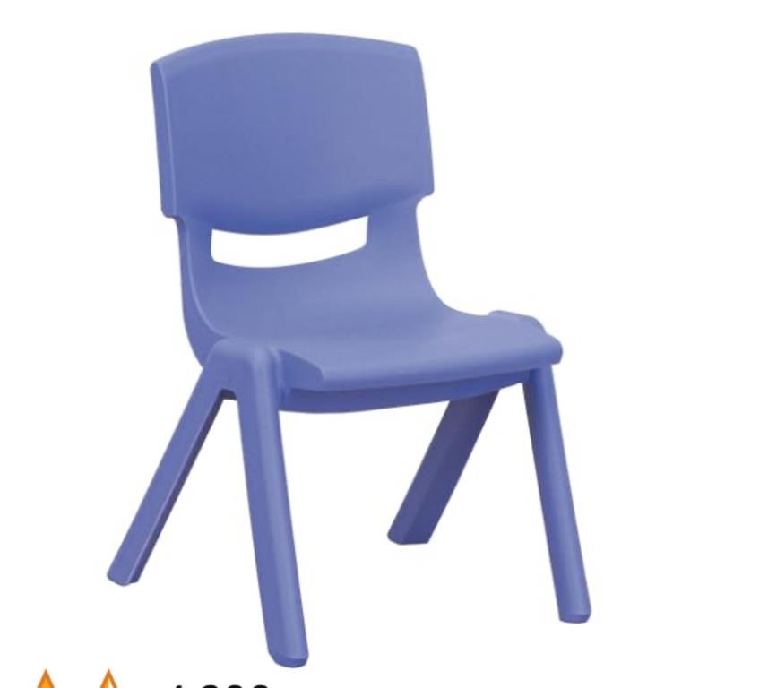 3 Set of Blue Chairs