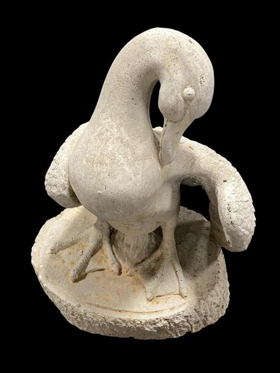 Concrete Duck Garden Statue