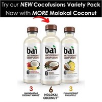 Bai Cocofusions Variety Pack  18oz  12 pack