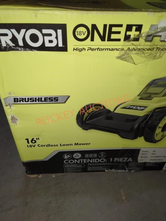 Ryobi 18V 16" Cordless Lawn Mower