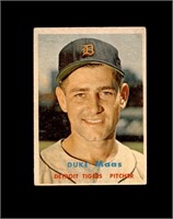 1957 Topps #405 Duke Maas P/F to GD+