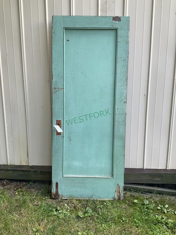 Blue vintage door