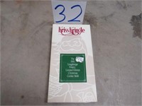 1991 Pottery Kris Kringle Cookie Mold