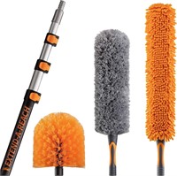 36 Foot High Reach Duster Kit with 7-30 ft Pole