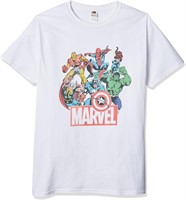 Marvel Men's Heroes of Today 6xl big and tall Whit