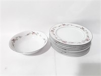 Lot of Fine China Serving Bowls & Dinner Plates.