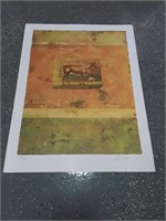 Lot of 2 Signed & Numbered Horse Prints