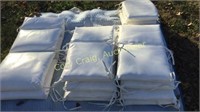 White Leather Seat Cushions 
(2) With Head Rest