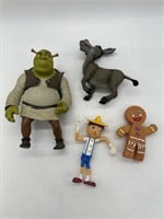 Disney Shrek Lot of 4 Figures