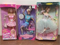 3 Barbies - My First Tea party, Olympic Skater,
