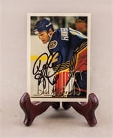 1996 Topps NHL Dale Hawerchuk Autographed Card