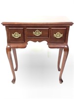 Small 3 Drawer Traditional Style Wall Table