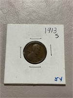 1913-S LINCOLN PENNY