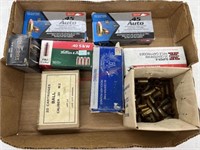 FLAT OF 45 AUTO, 50 AE, 375 WIN, AND MORE BRASS