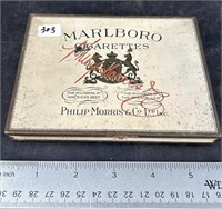 Antique Marlboro Cigarette Tin