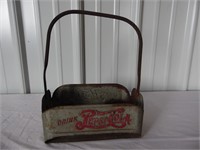 Vintage Pepsi Cola Metal Carrier