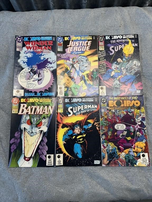 6 DC Eclipso Comics 1992