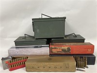 3 ammo boxes. 5 empty scope boxes