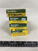 4 boxes of 30-06 Springfield shells