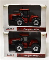 (2) 1/32 Ertl Case Steiger 9150 Tractors