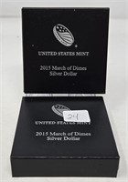 (2) 2015 March of Dimes Dollars Proof