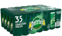 35-Pk Perrier Carbonated Natural Spring Water,