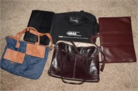 Bags lot: Buxton brown leather satchel +