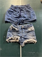 Youth girls size 7 Jean shorts