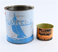 Bonnewell Brothers Saxis, VA 1 gallon oyster