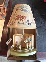 Vintage Bambi Lamp, made by Dolly Co.