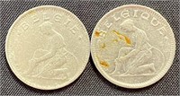 1923 - Belgium 50 cents coin