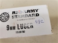 Red Army Standard 9mm Luger, 115 grains