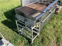 Gas Grill 14"X20" w/stand