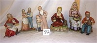 6 people figurines