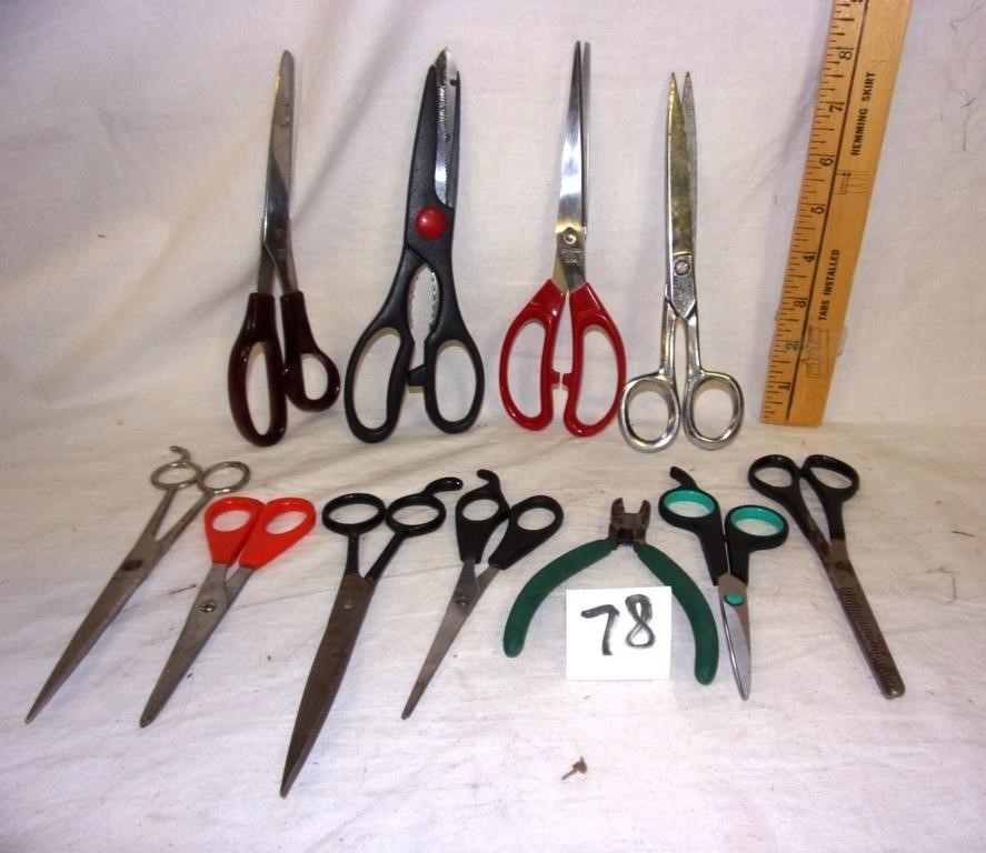 several pr. scissors