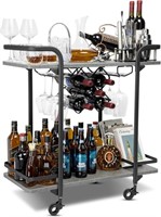 NEW! $250 Jubao  Bar Cart Gold  Home Mobile