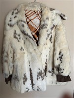 Rabbit Fur Coat - Size Small - Stunning!!!