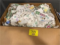 LARGE BOX OF A STAMP COLLECTION