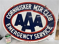 VINTAGE ORIGINAL EMERGENCY AAA SERVICE PORCELAIN