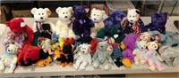 Huge lot of Beanie Babies - some are larger