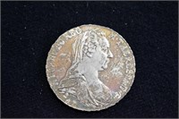 1780  Austria Silver Thaler Large Coin