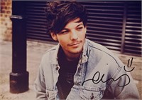 Autograph COA Louis Tomlinson Photo